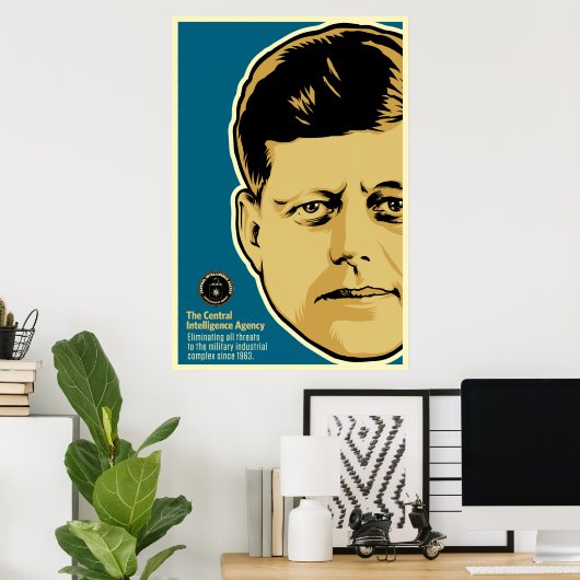 JFK CIA Poster (Heimbüro)