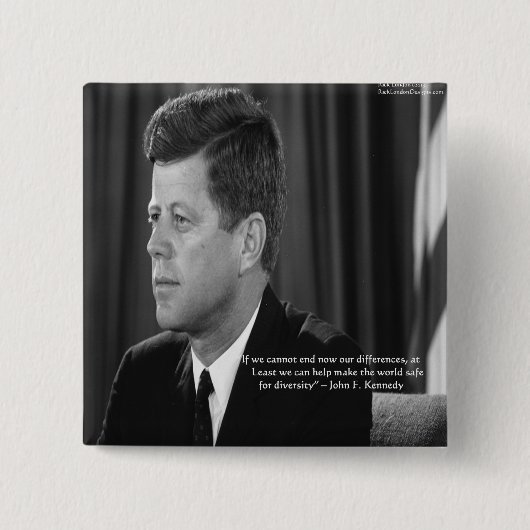 JFK-Differenz/Diversity-Quote Button (Vorderseite)
