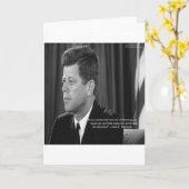 JFK-Differenz/Diversity-Quote Karte (Gelbe Blume)