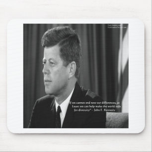JFK-Differenz/Diversity-Quote Mousepad