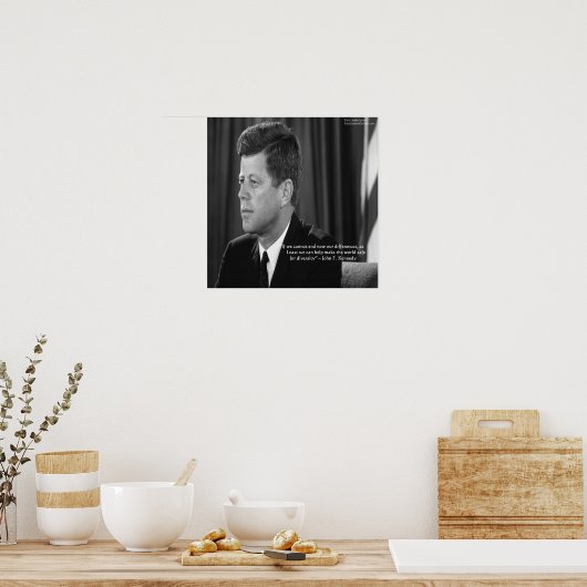 JFK Differenzen/Diversity Quote Poster (Küche)