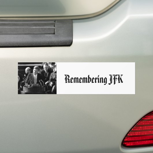 JFK-Einführung Autoaufkleber (Auf Auto)