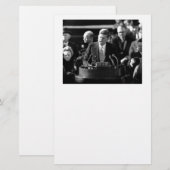 JFK-Einführung Briefpapier (Vorne/Hinten)