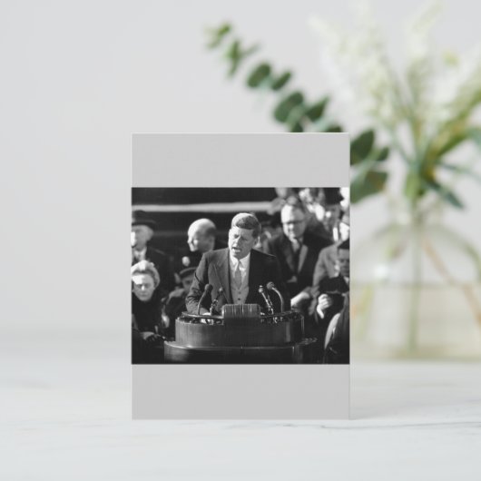 JFK-Einführung Postkarte (Stehend Vorderseite)