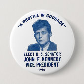 JFK ErinnerungsButton 1956 Button (Vorderseite)