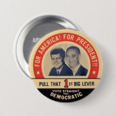 JFK ErinnerungsButton 1960 Button (Vorne & Hinten)
