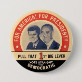JFK ErinnerungsButton 1960 Button (Vorderseite)