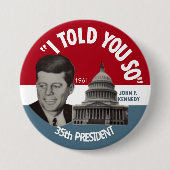 JFK ErinnerungsButton 1961 Button (Vorderseite)