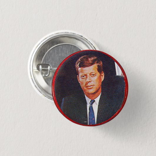 JFK Eröffnungs - Knopf Button (Vorne & Hinten)