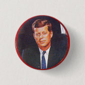 JFK Eröffnungs - Knopf Button (Vorderseite)