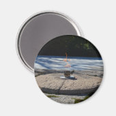 JFK Eternal Flame Magnet (Vorderseite/Rückseite)