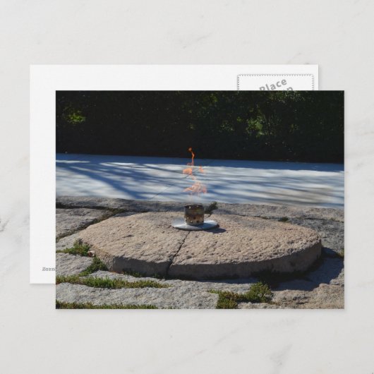 JFK Eternal Flame Postkarte (Vorne/Hinten)