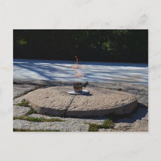JFK Eternal Flame Postkarte (Vorderseite)