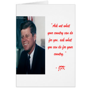 JFK & Frag nicht, was dein Land für dich tun kann