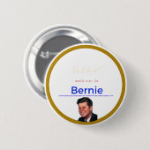 JFK für Bernie-Sandpapierschleifmaschinen Button (Vorne & Hinten)