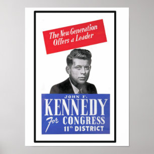 JFK für Kongress Poster