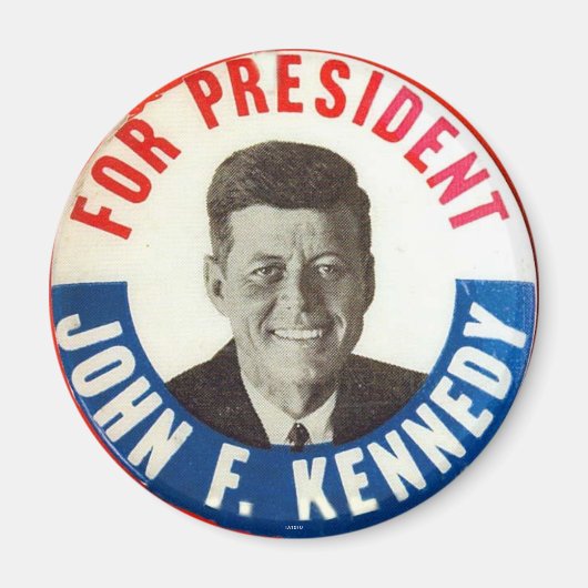 JFK für Präsident - Magnet (Vorne)