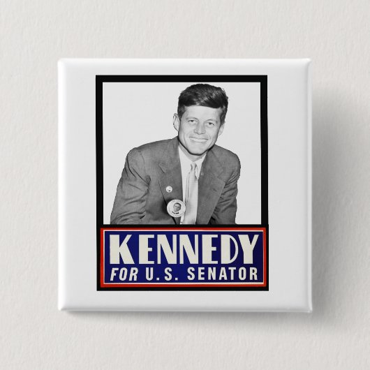 JFK für USsenator Button (Vorderseite)