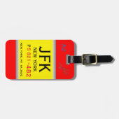 JFK - Gepäckanhänger (Vorderseite horizontal)