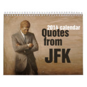 JFK inspirierend Zitate. 2014 Kalender (Titelbild)
