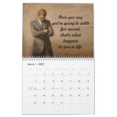JFK inspirierend Zitate. 2014 Kalender (Mär 2027)