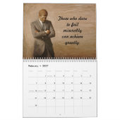 JFK inspirierend Zitate. 2014 Kalender (Feb 2027)