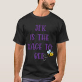 JFK ist der Ort, an dem Biene lebt T-Shirt (Vorderseite)