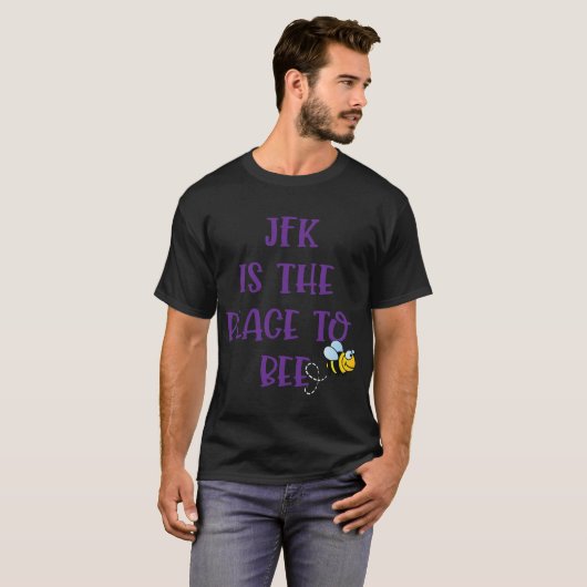 JFK ist der Ort, an dem Biene lebt T-Shirt (Vorne ganz)