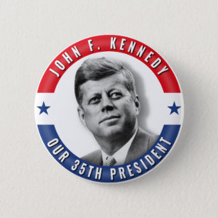 JFK John F. Kennedy 35. Denkmal Präsidenten-POTUS Button