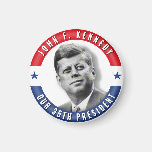 JFK John F. Kennedy 35. Denkmal Präsidenten-POTUS Magnet