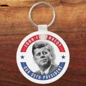 JFK John F. Kennedy 35. Präsident POTUS Memorial Schlüsselanhänger (Vorderseite)