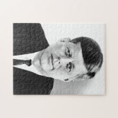 JFK John F. Kennedy Black & White Puzzle (Horizontal)
