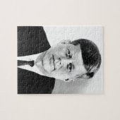 JFK John F. Kennedy Black & White Puzzle (Horizontal)