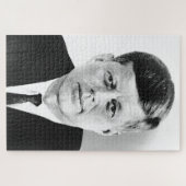JFK John F. Kennedy Black & White Puzzle (Horizontal)