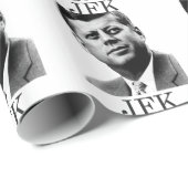 JFK - John F. Kennedy Geschenkpapier (Rolleneckpunkt)