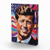 JFK John F. Kennedy Motivierend Inspiration Fotoblock (Rechts)