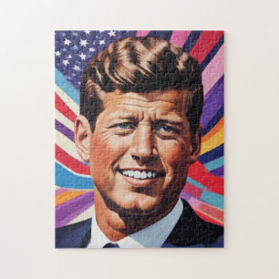 JFK John F. Kennedy Motivierend Inspiration Puzzle