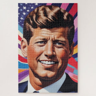 JFK John F. Kennedy Motivierend Inspiration Puzzle