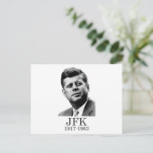 JFK - John F. Kennedy Postkarte (Stehend Vorderseite)