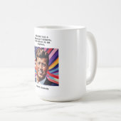 JFK John F. Kennedy Quote Motivational Inspiration Kaffeetasse (VorderseiteRechts)