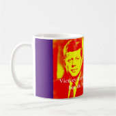 JFK John F. Kennedy Quote Sieg Kaffeetasse (Links)