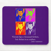 JFK John F. Kennedy Quote Sieg
