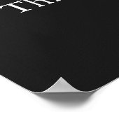 JFK John F. Kennedy Zitat Dinge passieren nicht Poster (Ecke)