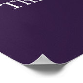 JFK John F. Kennedy Zitat Dinge passieren nicht Poster (Ecke)