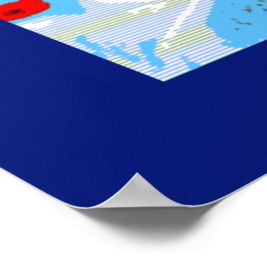 JFK John F. Kennedy Zitat Motivierend Inspiration Poster (Ecke)