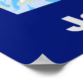 JFK John F. Kennedy Zitat Motivierend Inspiration Poster (Ecke)