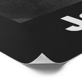 JFK John F. Kennedy Zitat Motivierend Inspiration Poster (Ecke)