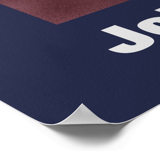 JFK John F. Kennedy Zitat Motivierend Inspiration Poster (Ecke)