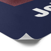 JFK John F. Kennedy Zitat Motivierend Inspiration Poster (Ecke)