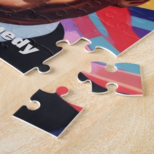 JFK John F. Kennedy Zitat Motivierend Inspiration Puzzle (Seite)